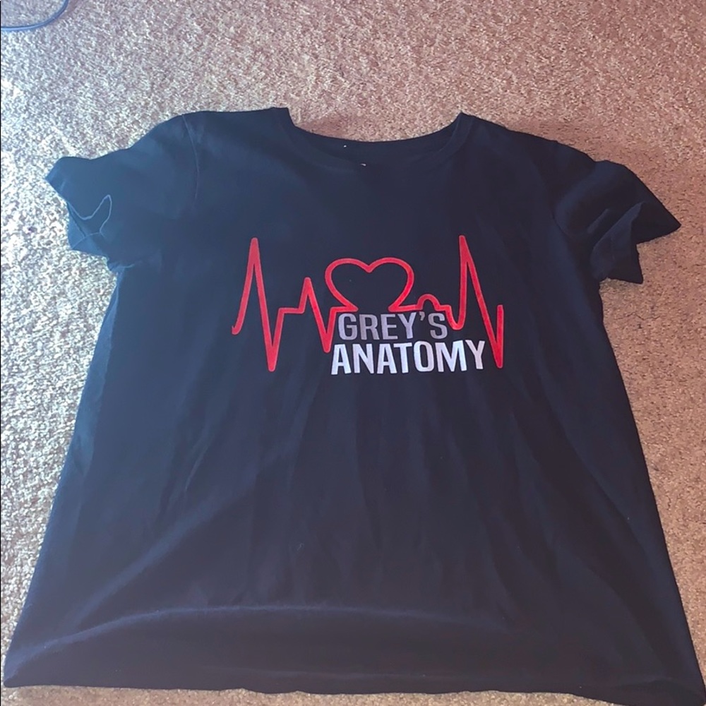 greys anatomy graphic tee
